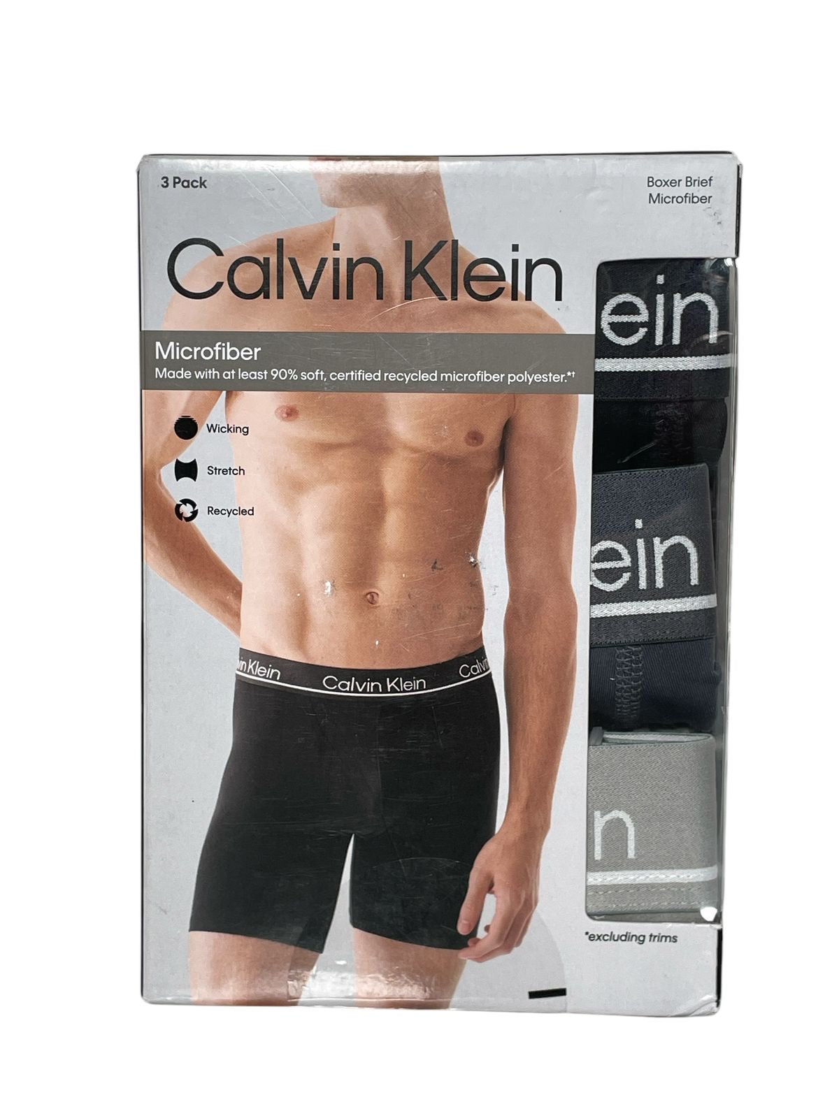 Set de Boxers Calvin Klein para Hombre – Microfibra Premium (3 Piezas)