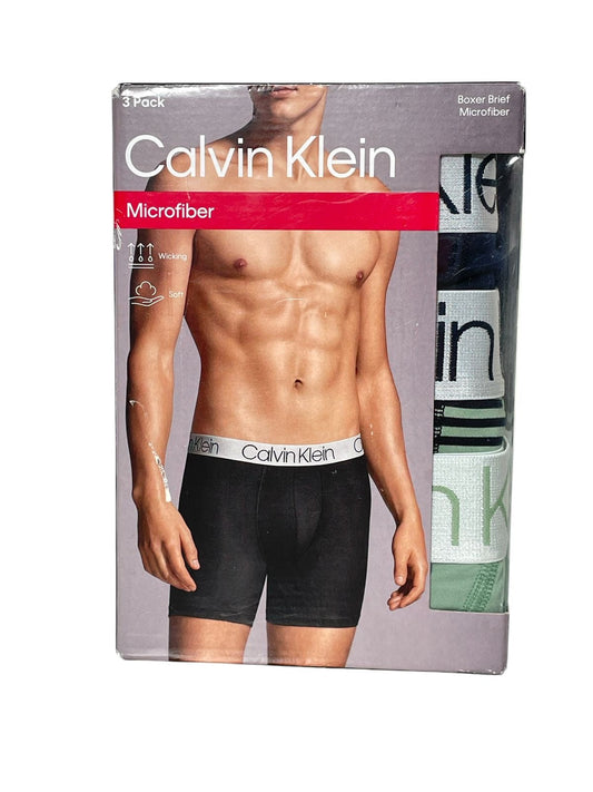 Set de Boxers Calvin Klein para Hombre – Microfibra Premium (3 Piezas)