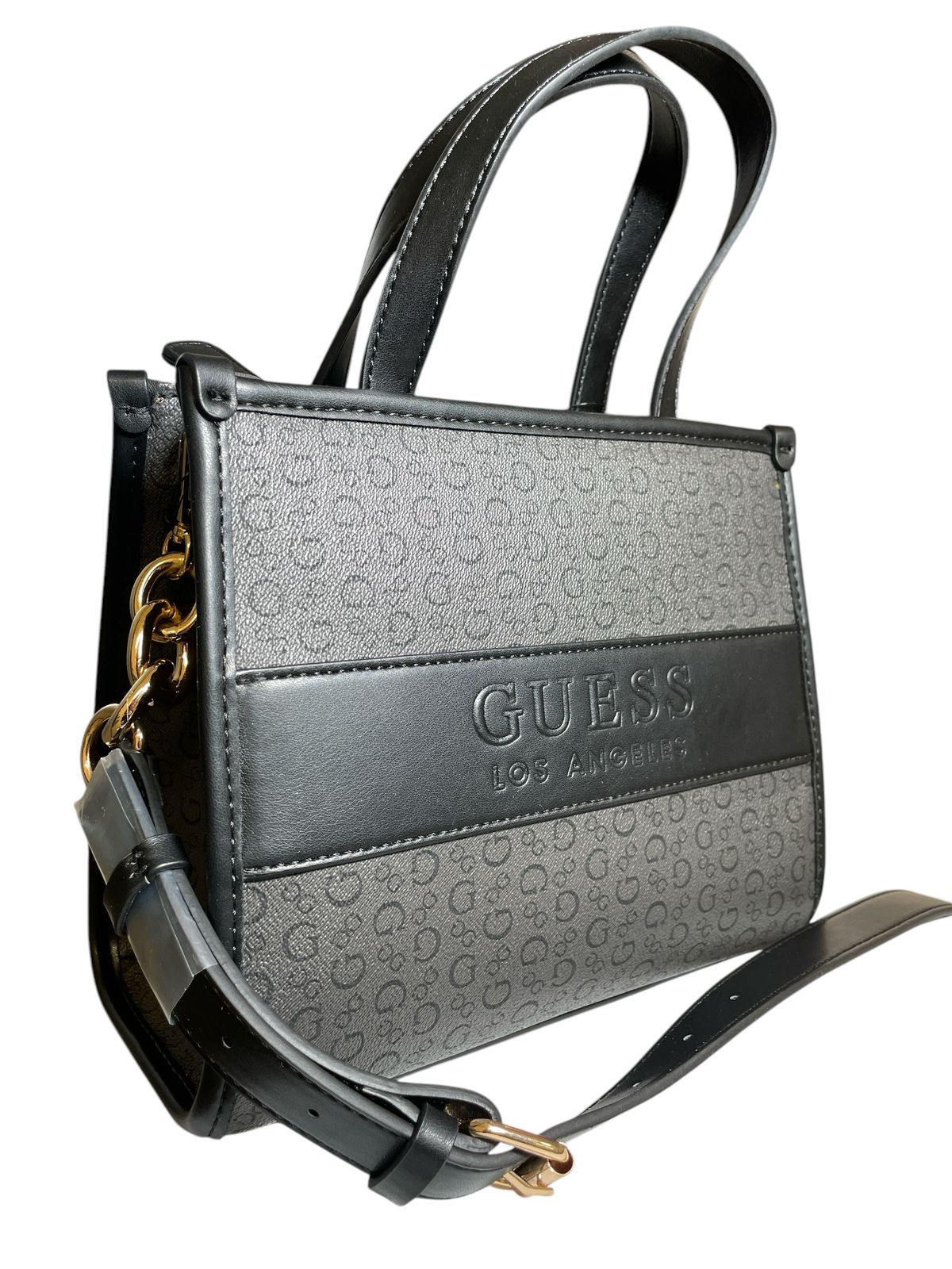 Bolso GUESS Los Angeles Negro – Elegancia y Versatilidad